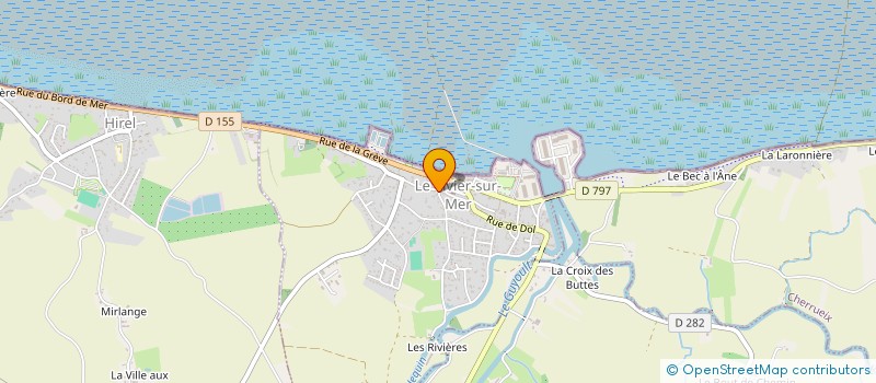 localisation de l'entreprise SCI DU GROS ORME  LE VIVIER-SUR-MER