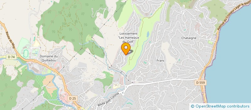 localisation de l'entreprise SCI DU GROS PIN à SAINTE-MAXIME