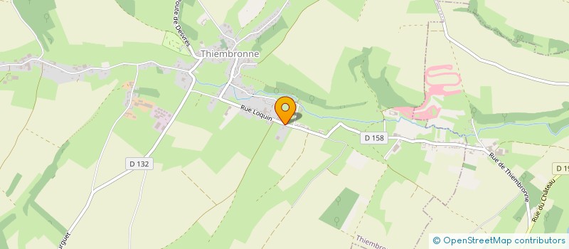 localisation de l'entreprise SCI DU GROS TISON  THIEMBRONNE