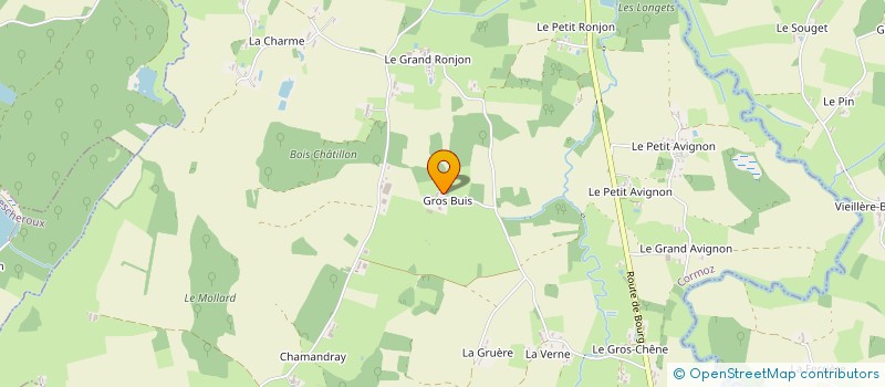 localisation de l'entreprise SCI DU GROSBUIS à CORMOZ