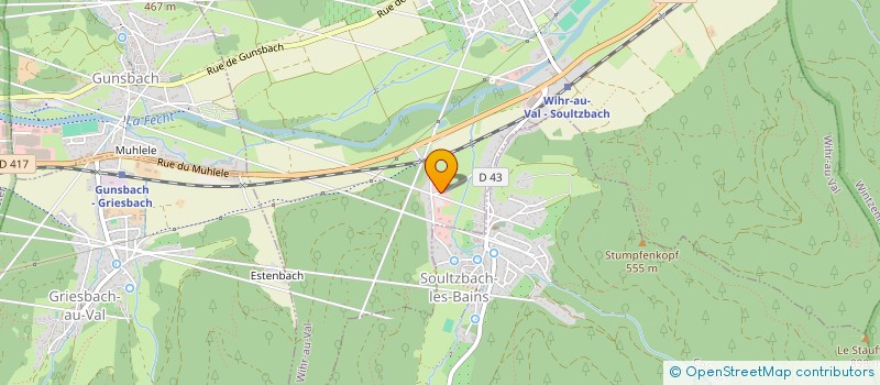 localisation de l'entreprise SCI DU GROSSACKER  WIHR-AU-VAL