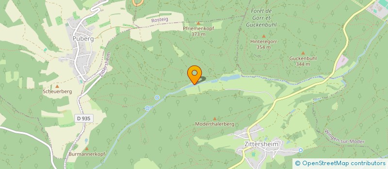 localisation de l'entreprise SCI DU GROSSWEIHER  ZITTERSHEIM