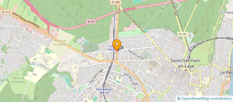 localisation de l'entreprise SCI DU GROUPE B à SAINT-GERMAIN-EN-LAYE