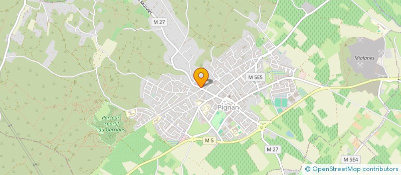 localisation de l'entreprise SCI DU GROUPE MEDICAL à PIGNAN