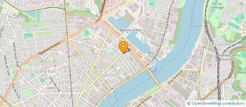 localisation de l'entreprise SCI DU GROUPE MEDICAL EDOUARD VAILLANT  BORDEAUX