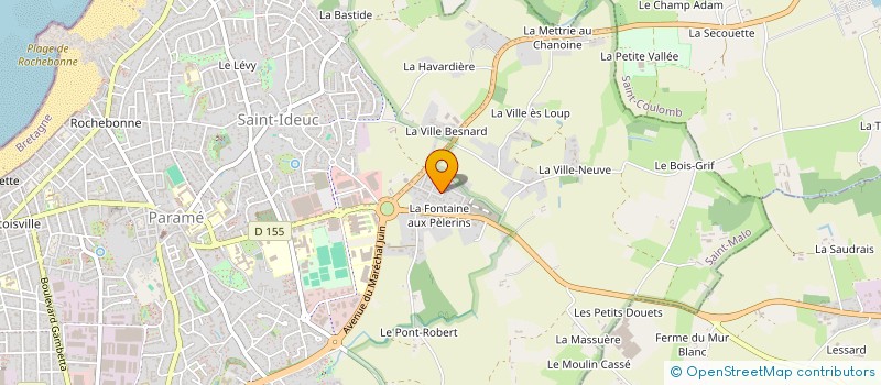 localisation de l'entreprise SCI DU GUE  SAINT-MALO
