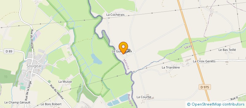 localisation de l'entreprise SCI DU GUE  AUCEY-LA-PLAINE