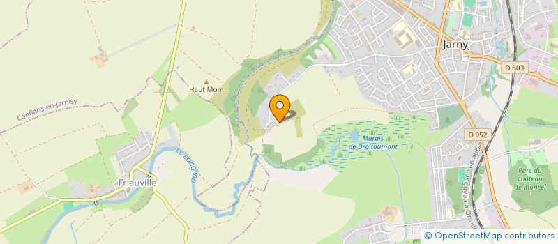 localisation de l'entreprise SCI DU GUE  JARNY