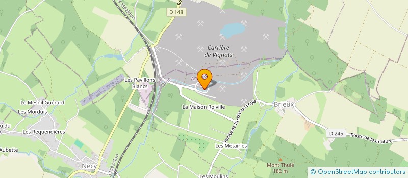 localisation de l'entreprise SCI DU GUE à GOUFFERN EN AUGE