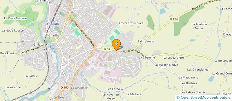 localisation de l'entreprise SCI DU GUE  CHEMILLE-EN-ANJOU