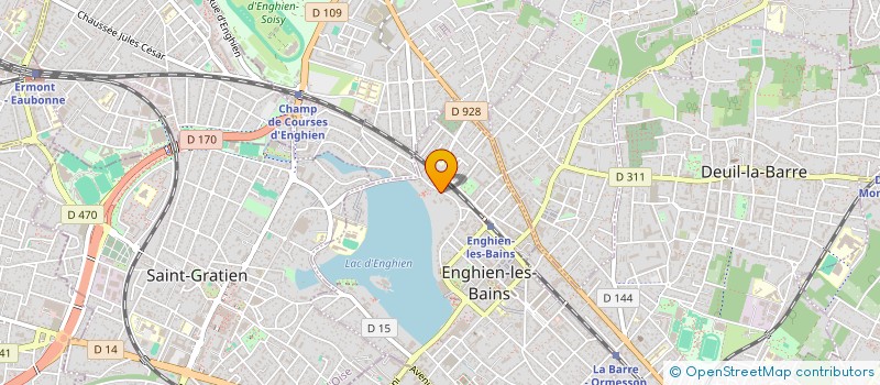 localisation de l'entreprise SCI DU GUE AUX CHEVAUX  ENGHIEN-LES-BAINS