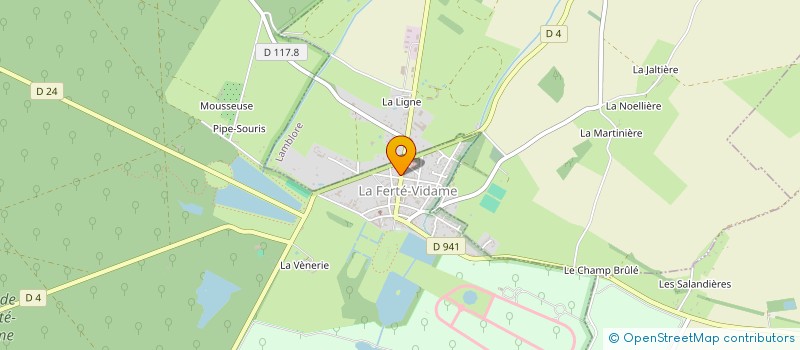 localisation de l'entreprise SCI DU GUE BOURDON à LA FERTE-VIDAME