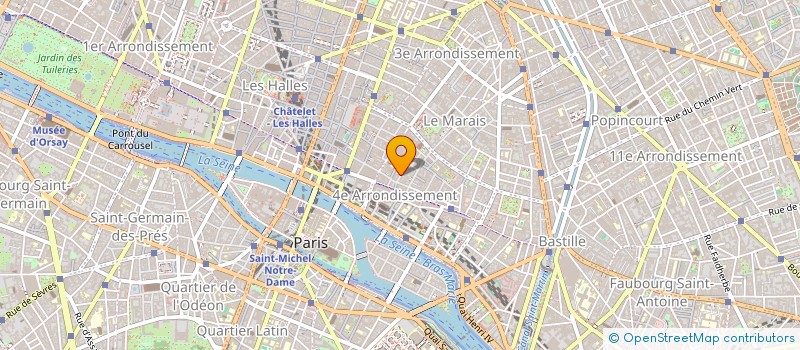 localisation de l'entreprise SCI DU GUE BRIDOU  PARIS