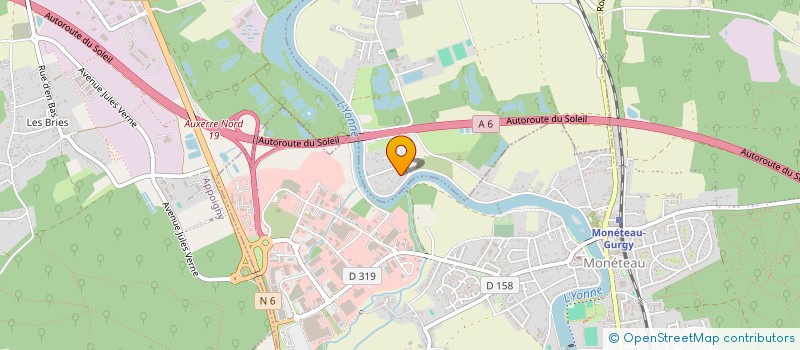 localisation de l'entreprise SCI DU GUE DE LA BAUME  GURGY