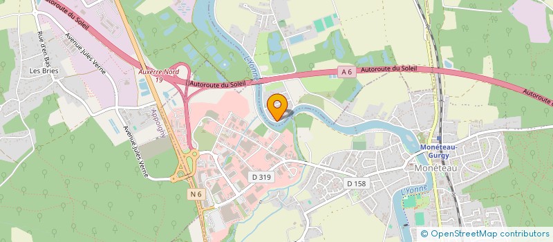 localisation de l'entreprise SCI DU GUE DE LA BAUME  GURGY