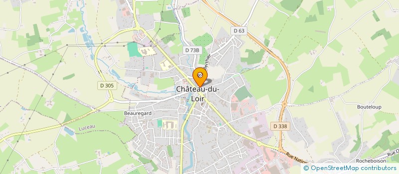 localisation de l'entreprise SCI DU GUE DE MEZIERES  MONTVAL-SUR-LOIR