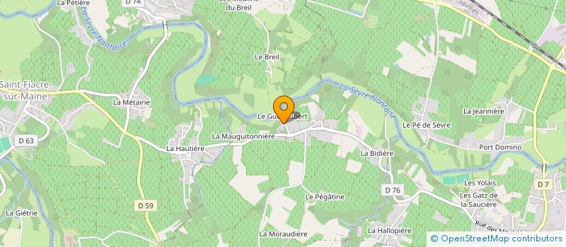 localisation de l'entreprise SCI DU GUE JOUBERT  MAISDON-SUR-SEVRE