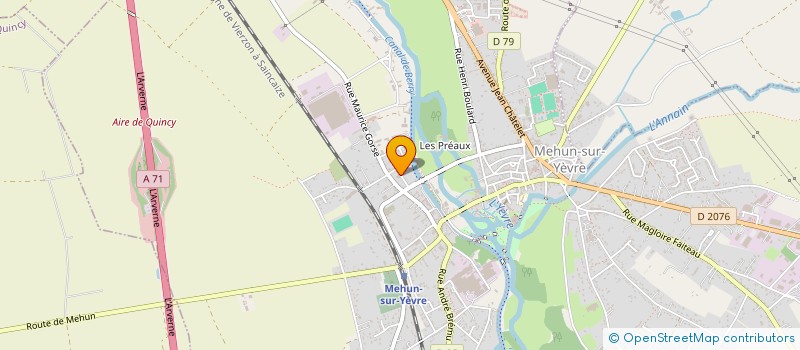 localisation de l'entreprise SCI DU GUE MARIN  MEHUN-SUR-YEVRE