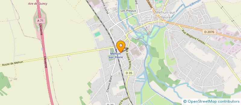 localisation de l'entreprise SCI DU GUE MARIN  MEHUN-SUR-YEVRE