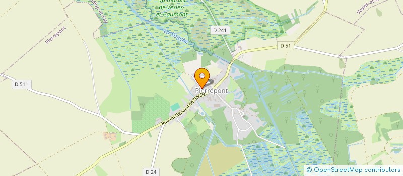 localisation de l'entreprise SCI DU GUE MAZIN  PIERREPONT