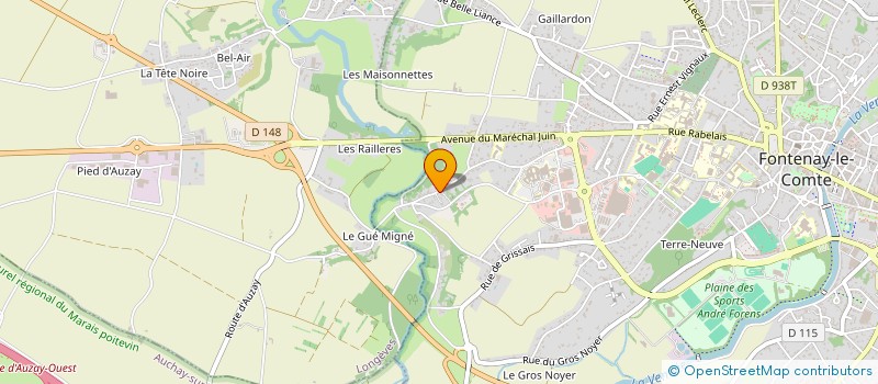 localisation de l'entreprise SCI DU GUE MIGNE  FONTENAY-LE-COMTE