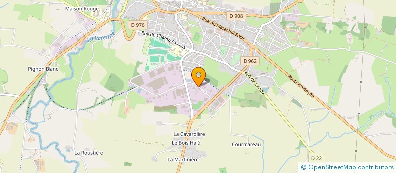 localisation de l'entreprise SCI DU GUE THIBOUX à DOMFRONT-EN-POIRAIE