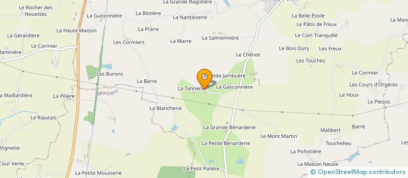 localisation de l'entreprise SCI DU GUERIN  ARGENTRE-DU-PLESSIS