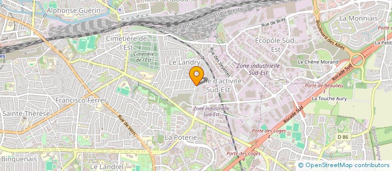 localisation de l'entreprise SCI DU GUESCLIN à RENNES