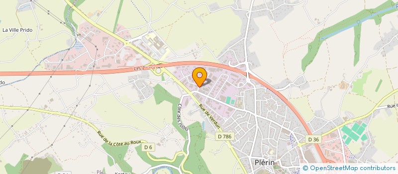 localisation de l'entreprise SCI DU GUESDE  PLERIN