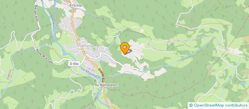 localisation de l'entreprise SCI DU GUETTY  THIEFOSSE