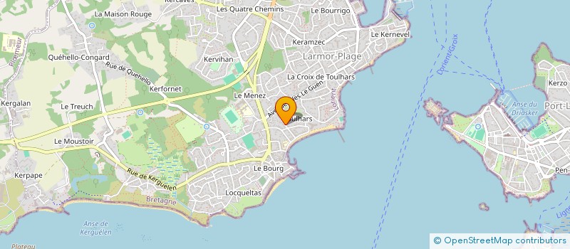 localisation de l'entreprise SCI DU GUEZO  LARMOR-PLAGE