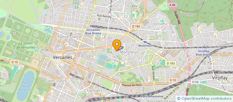 localisation de l'entreprise SCI DU GUEZY à VERSAILLES