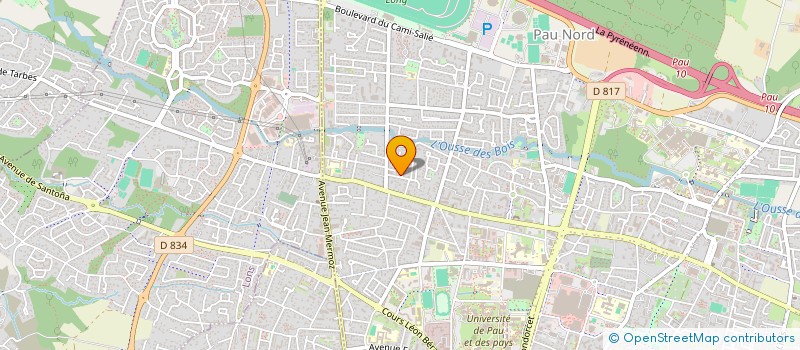 localisation de l'entreprise SCI DU GUI à PAU