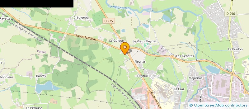 localisation de l'entreprise SCI DU GUIDON à VIRIAT