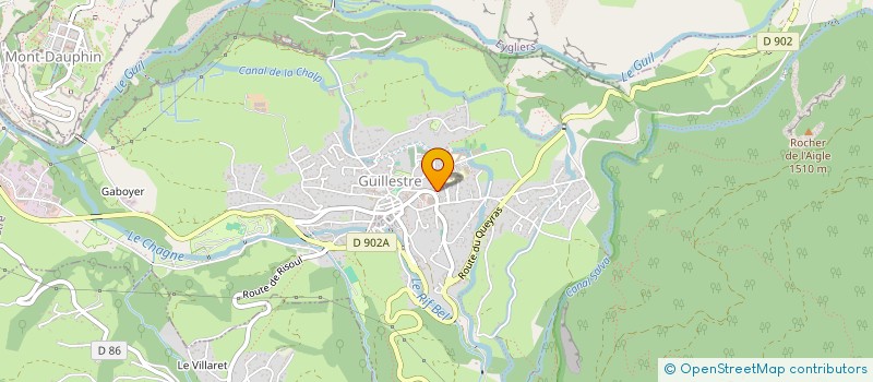 localisation de l'entreprise SCI DU GUIL  GUILLESTRE