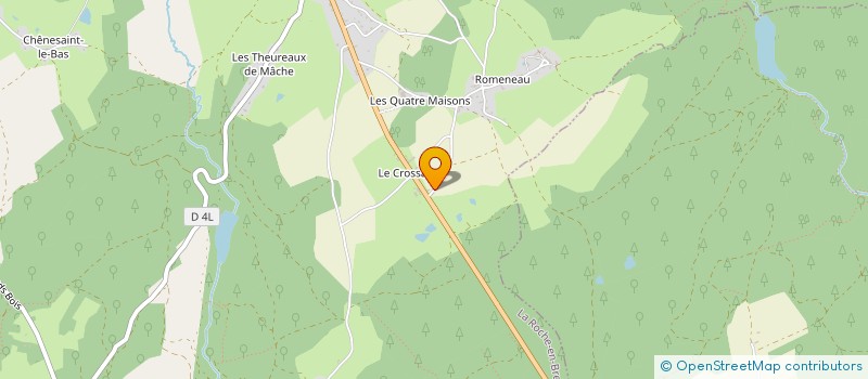 localisation de l'entreprise SCI DU GUILLERON  LA ROCHE-EN-BRENIL