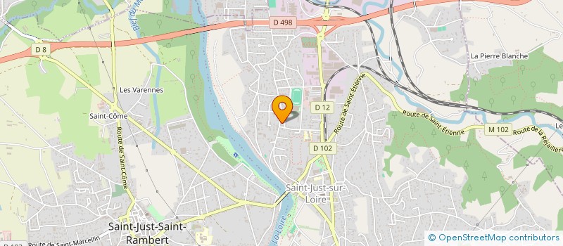 localisation de l'entreprise SCI DU GUITTAY  SAINT-JUST-SAINT-RAMBERT