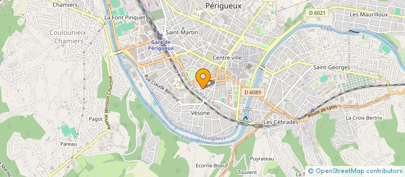 localisation de l'entreprise SCI DU GYMNASE à PERIGUEUX