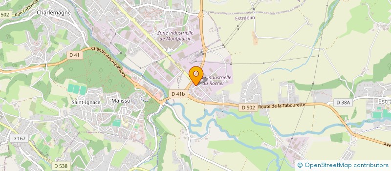 localisation de l'entreprise SCI DU GYPSE  ESTRABLIN