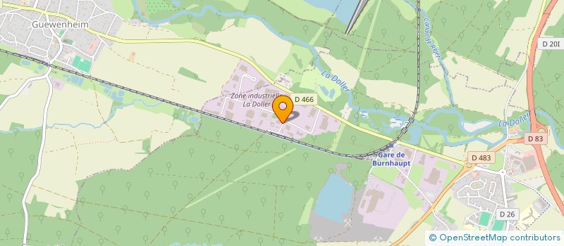 localisation de l'entreprise SCI DU HAHNENBACH  BURNHAUPT-LE-HAUT