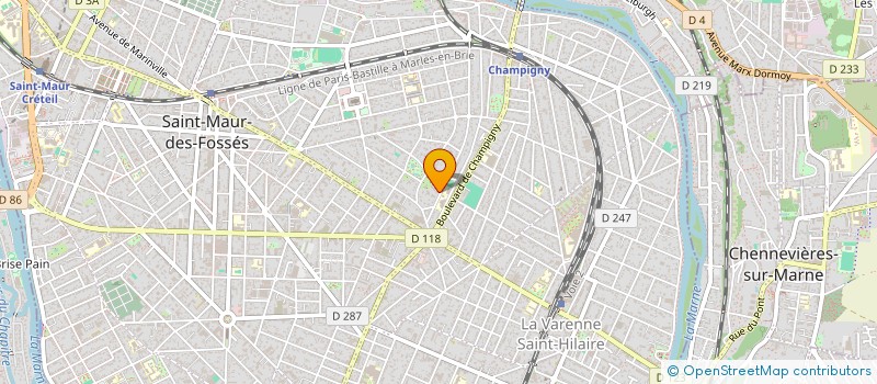 localisation de l'entreprise SCI DU HAILLAN à SAINT-MAUR-DES-FOSSES