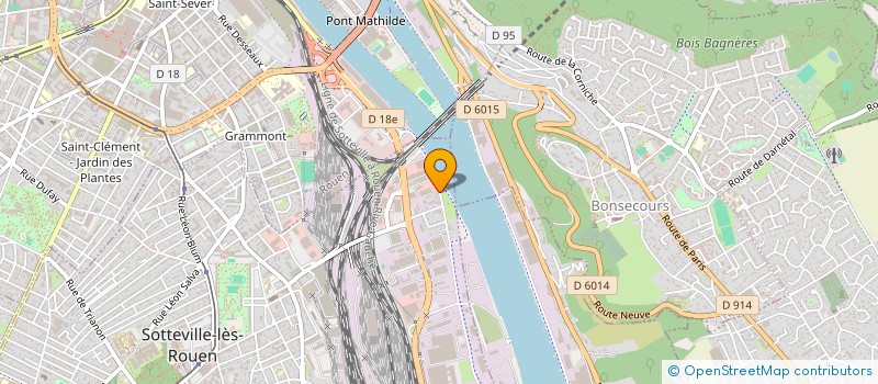 localisation de l'entreprise SCI DU HALAGE à SOTTEVILLE-LES-ROUEN