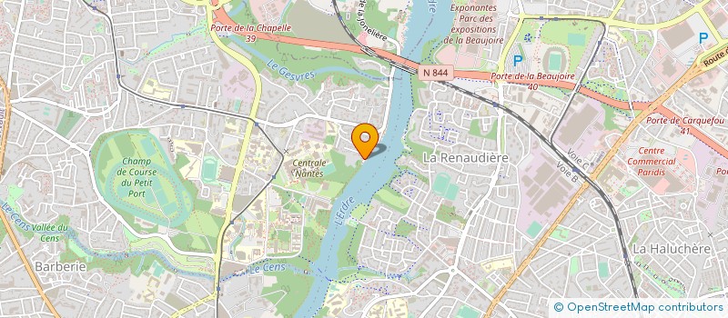 localisation de l'entreprise SCI DU HALAGE à NANTES