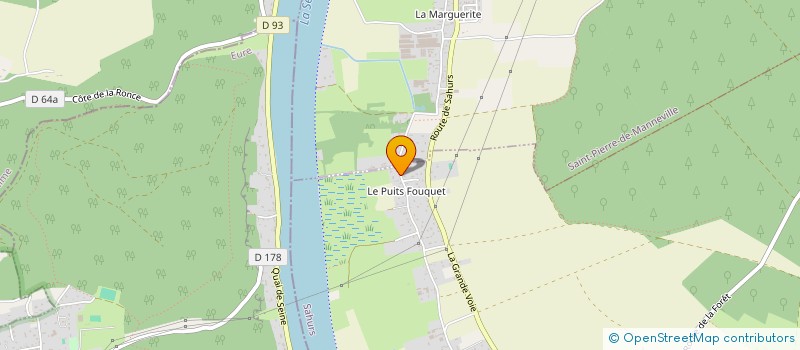 localisation de l'entreprise SCI DU HALAGE DE CROISSET  SAHURS