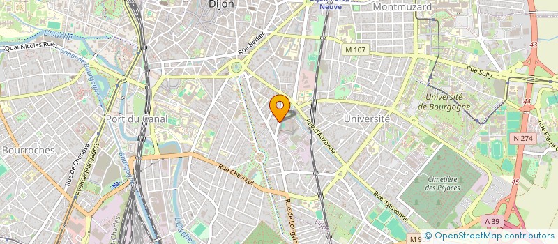 localisation de l'entreprise SCI DU HAMAC FLEURI à DIJON