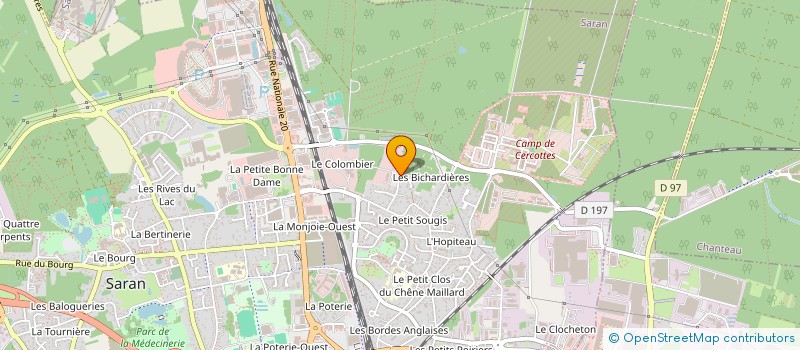 localisation de l'entreprise SCI DU HAMEAU  SARAN