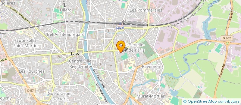 localisation de l'entreprise SCI DU HAMEAU à LAVAL