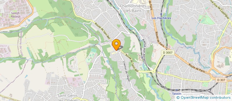 localisation de l'entreprise SCI DU HAMEAU  TASSIN-LA-DEMI-LUNE