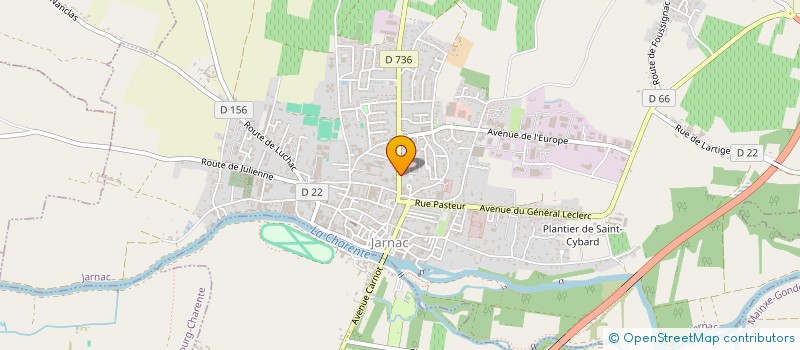 localisation de l'entreprise SCI DU HAMEAU à JARNAC