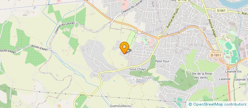 localisation de l'entreprise SCI DU HAMEAU  BIAS